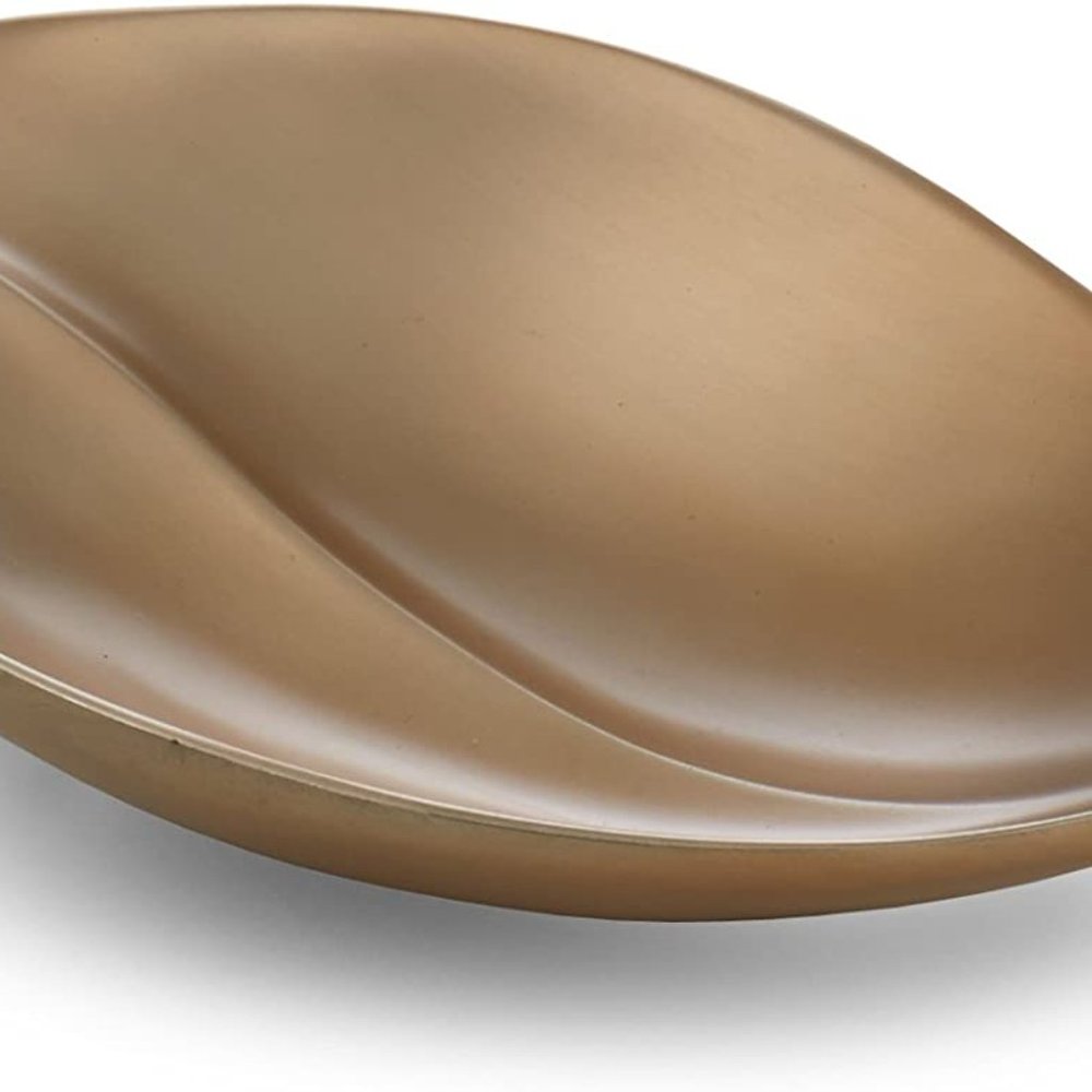 Nambe Eco Leaf Medium Gold Bowl